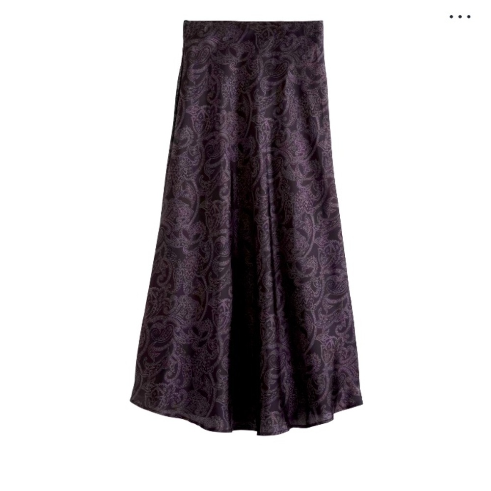 Silky Midi Skirt